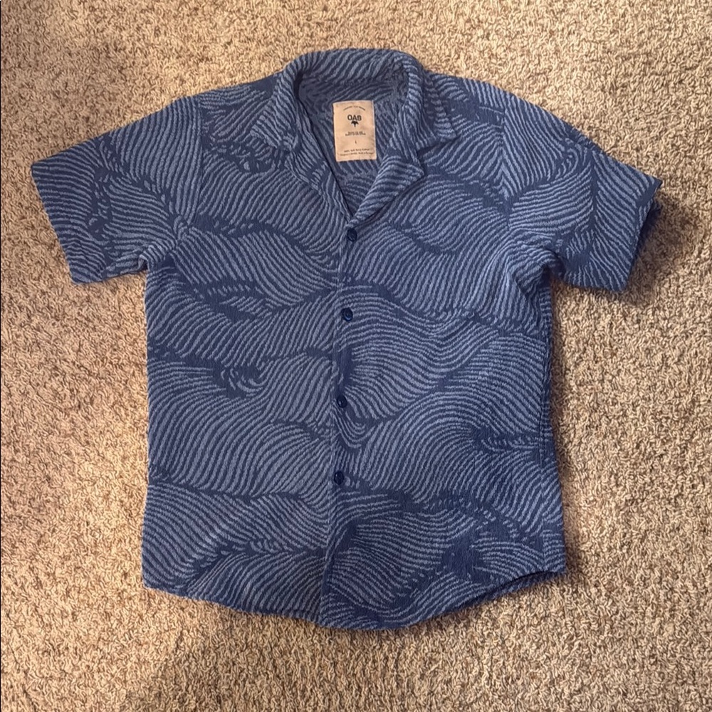 OAS soft terry cotton shirt. Large. Like new, barely worn
